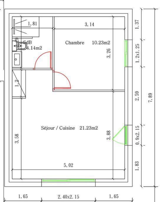 T2 Privé: Luminous New With Terrace, Garden, And Parking *